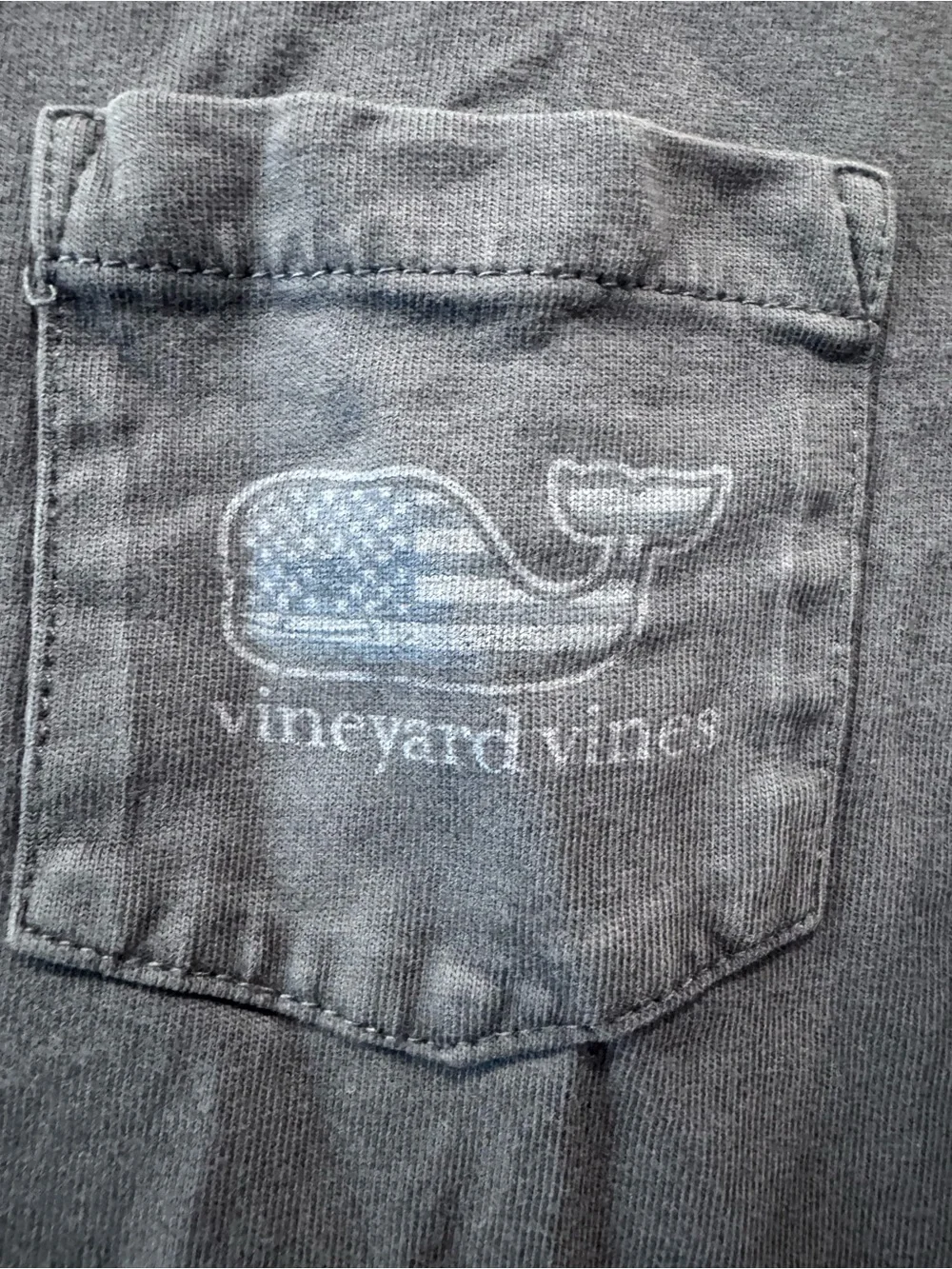 Vineyard Vines Boys Long Sleeve Tee in Faded Blue